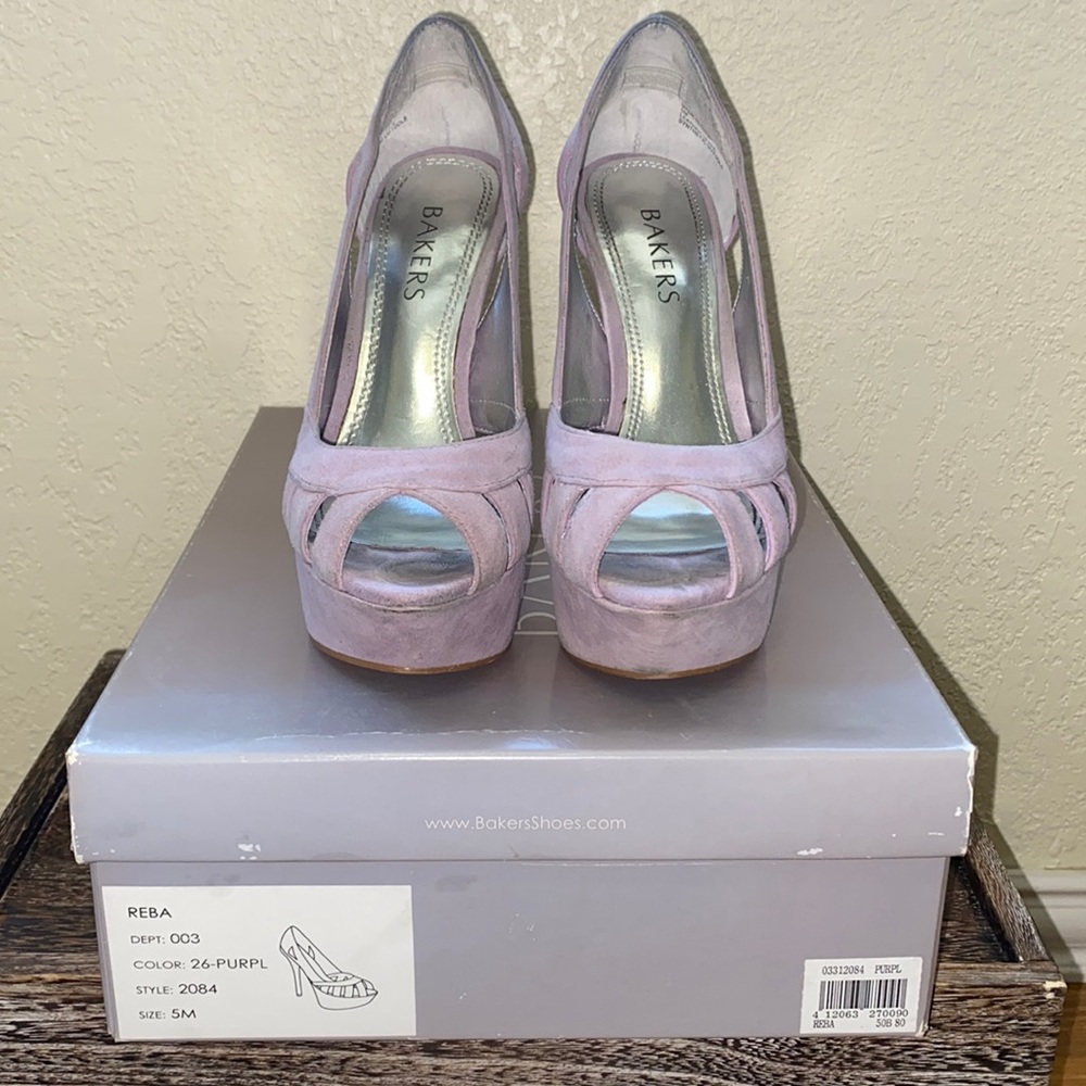 Lilac Bakers Heels
